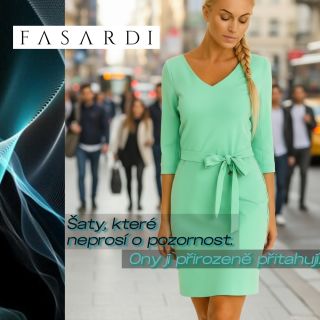 🔥 Sleva 25 % s kódem OUTFIT25 https://www.fasardi.cz/saty-s-vazanim-v-pase/ #šaty #dámskémóda #móda